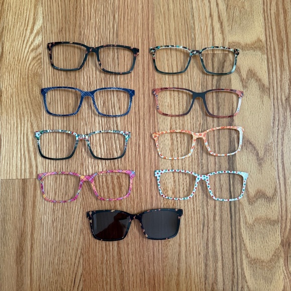 Lot of 9 Top Frames For Pair Eyewear "Kirby" Style Glasses!!! - Picture 1 of 14